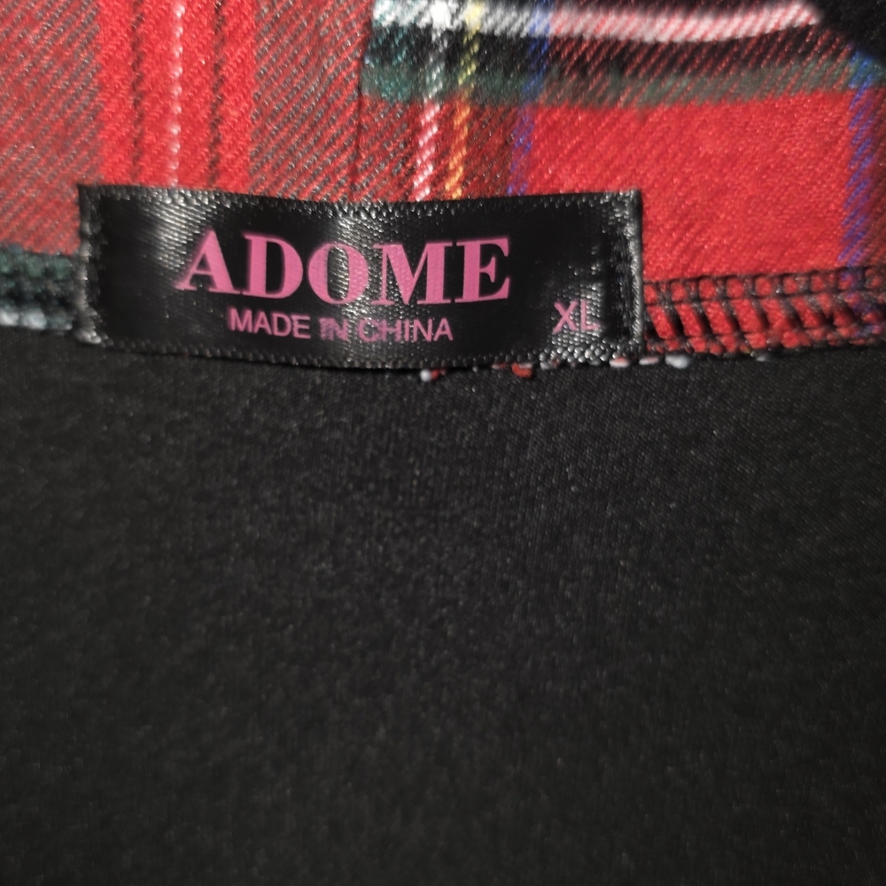 Red Plaid Women's Crop Top
